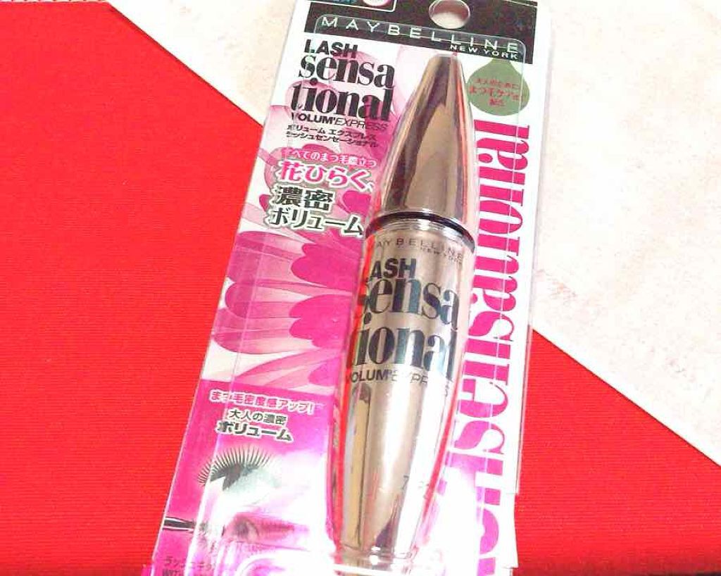ボリューム エクスプレス ラッシュセンセーショナル/MAYBELLINE NEW YORK/マスカラを使ったクチコミ（1枚目）
