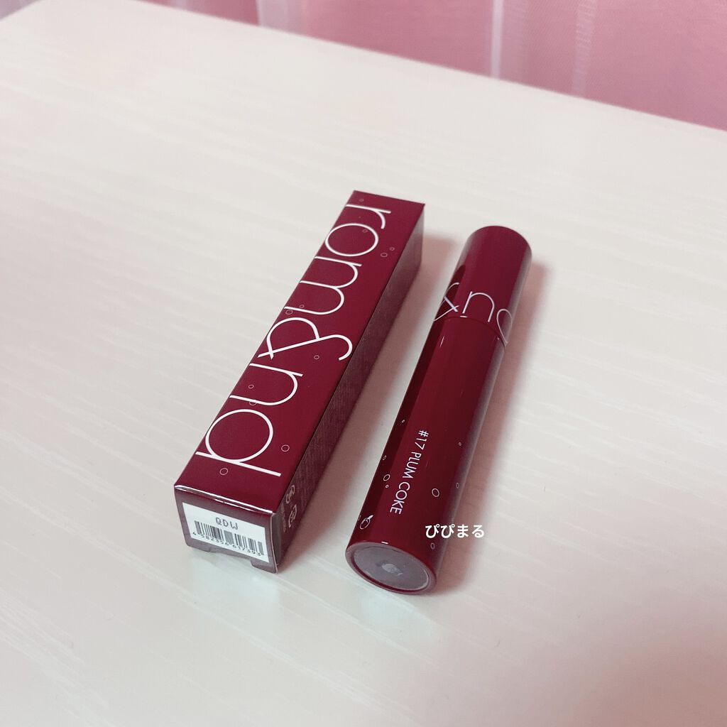 ジューシーラスティングティント/rom&nd/リップティントを使ったクチコミ（1枚目）