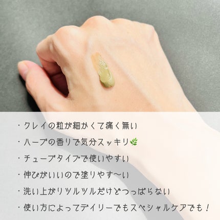 グリーンクレイペースト/ARGITAL/洗い流すパック・マスクを使ったクチコミ(2枚目)