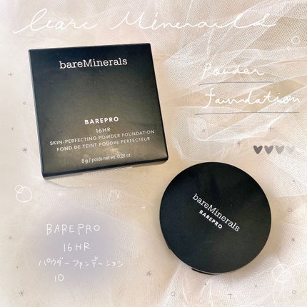 ベアプロ 16HR パウダー ファンデーション/bareMinerals/パウダーファンデーションを使ったクチコミ(1枚目)