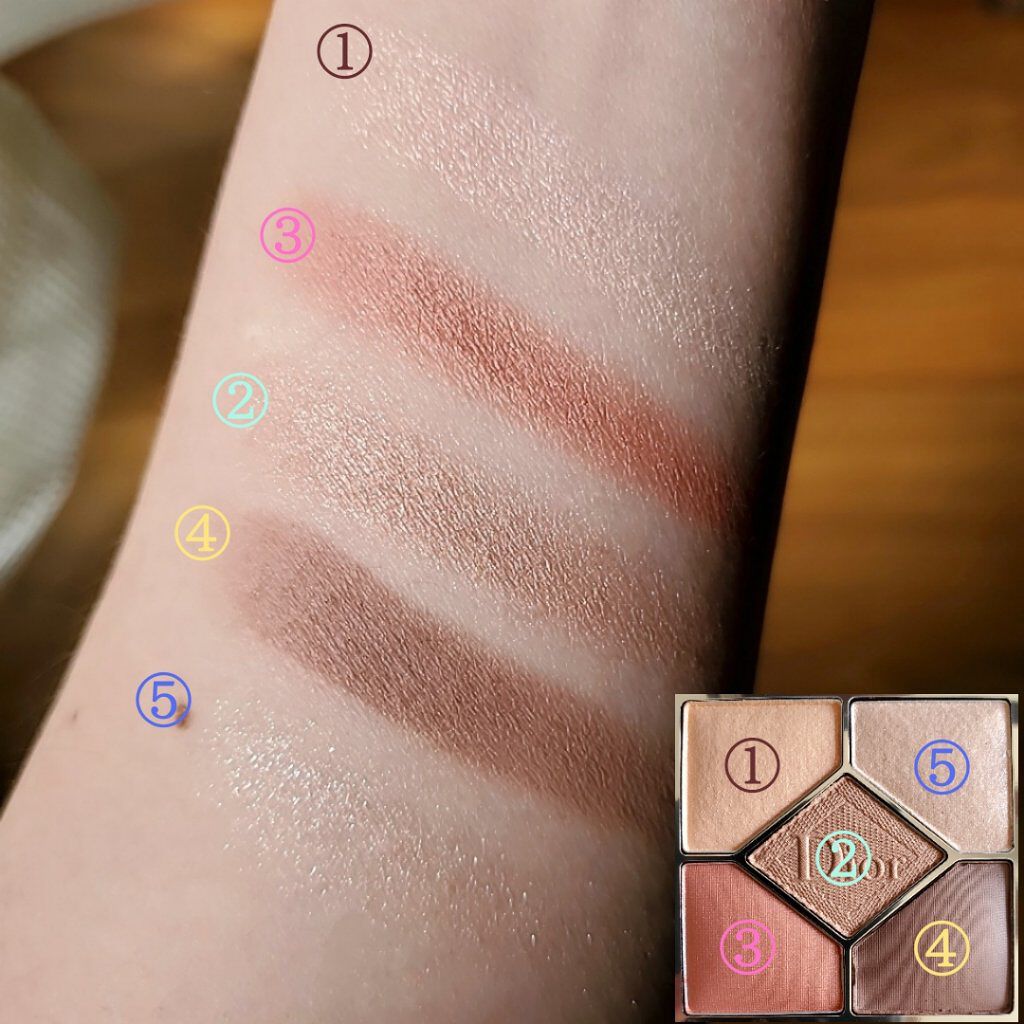 【旧】サンク クルール クチュール 429 トワル ドゥ ジュイ/Dior/アイシャドウパレットを使ったクチコミ（3枚目）