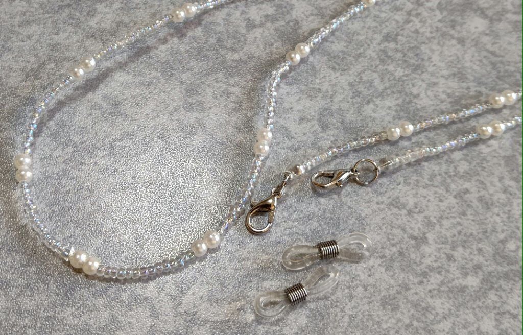 メガネストラップ(パール風タイプ)/DAISO/その他を使ったクチコミ(2枚目)