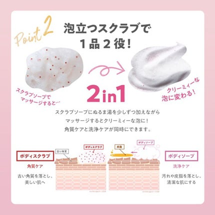 ズボラ on LIPS 「よく行くコスメショップにあったので気になって購入❤スクラブやけ..」(4枚目)