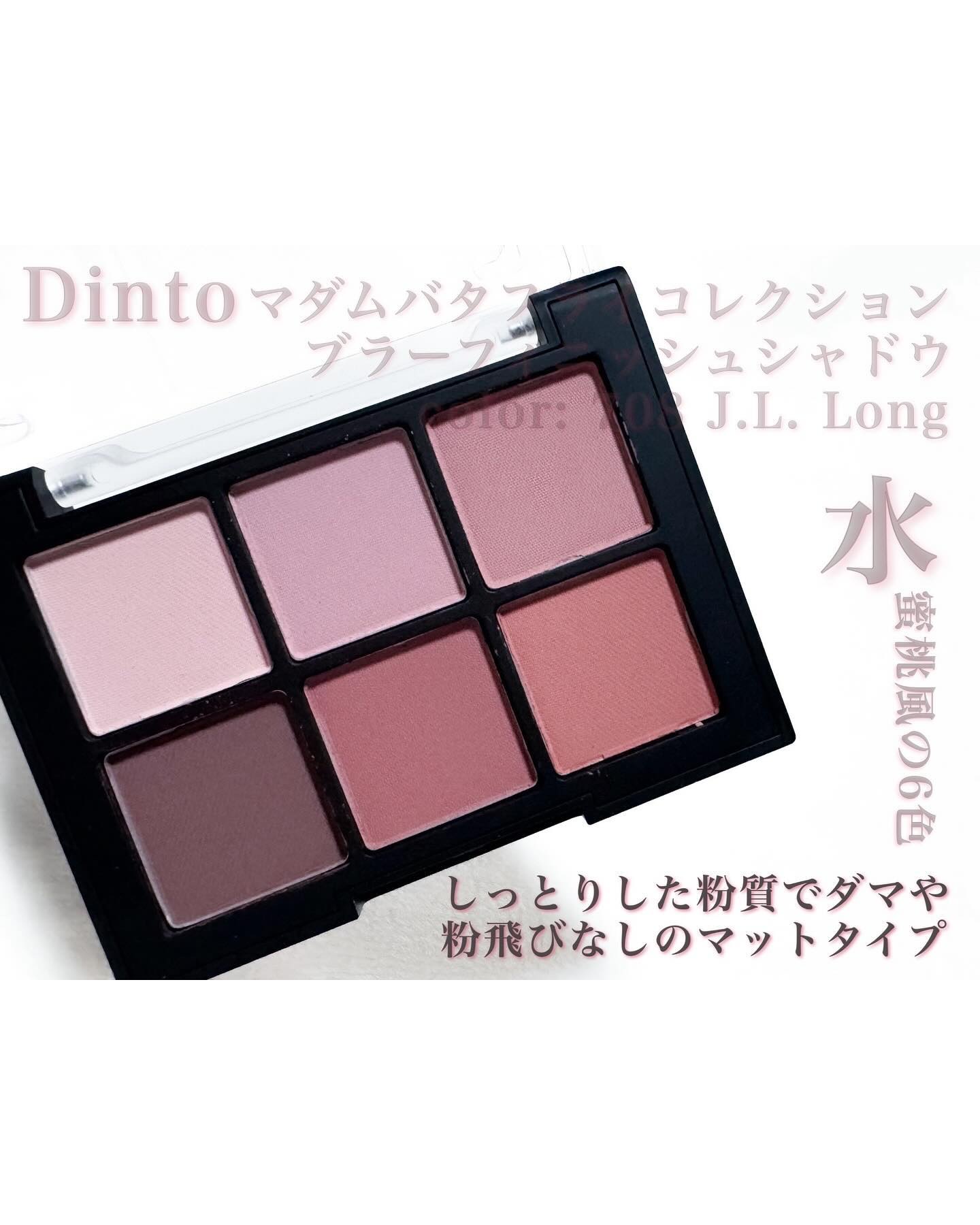 ブラーフィニシュシャドウパレット/Dinto/アイシャドウパレットを使ったクチコミ（3枚目）