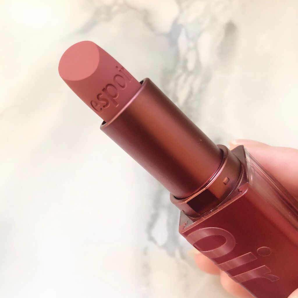 リップスティックノーウェアベルベットミッツグレー/espoir/口紅を使ったクチコミ（2枚目）