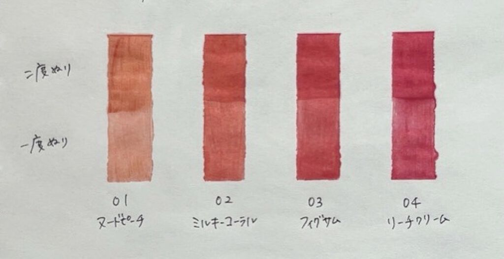 ヌードグロスティント/dasique/リップティントを使ったクチコミ（2枚目）