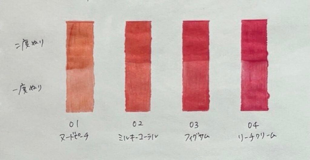 ヌードグロスティント/dasique/リップティントを使ったクチコミ(2枚目)