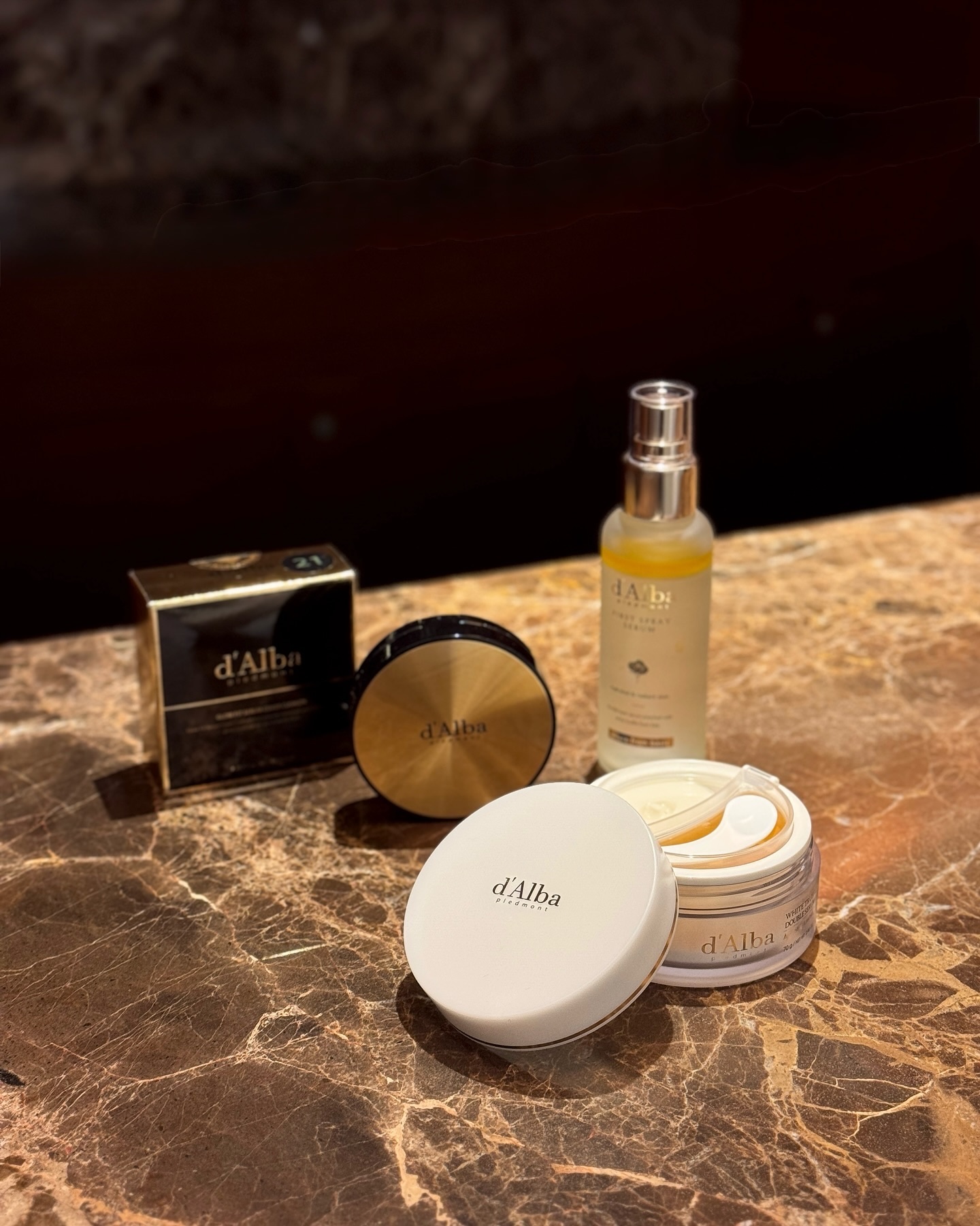 ホワイトトリュフダブルセラムアンドクリーム/ダルバ/フェイスクリームを使ったクチコミ（1枚目）