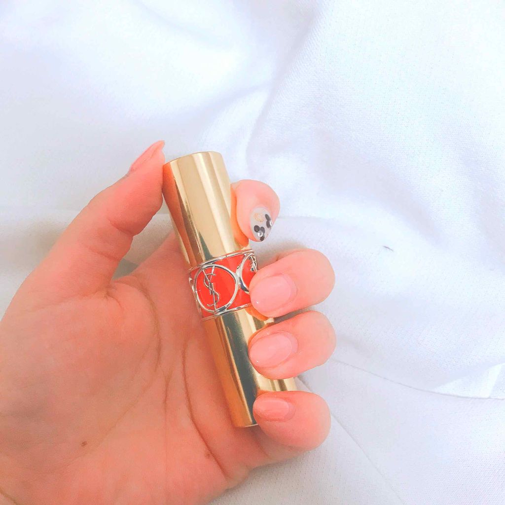 ルージュ ヴォリュプテ シャイン/YVES SAINT LAURENT BEAUTE/口紅を使ったクチコミ(1枚目)