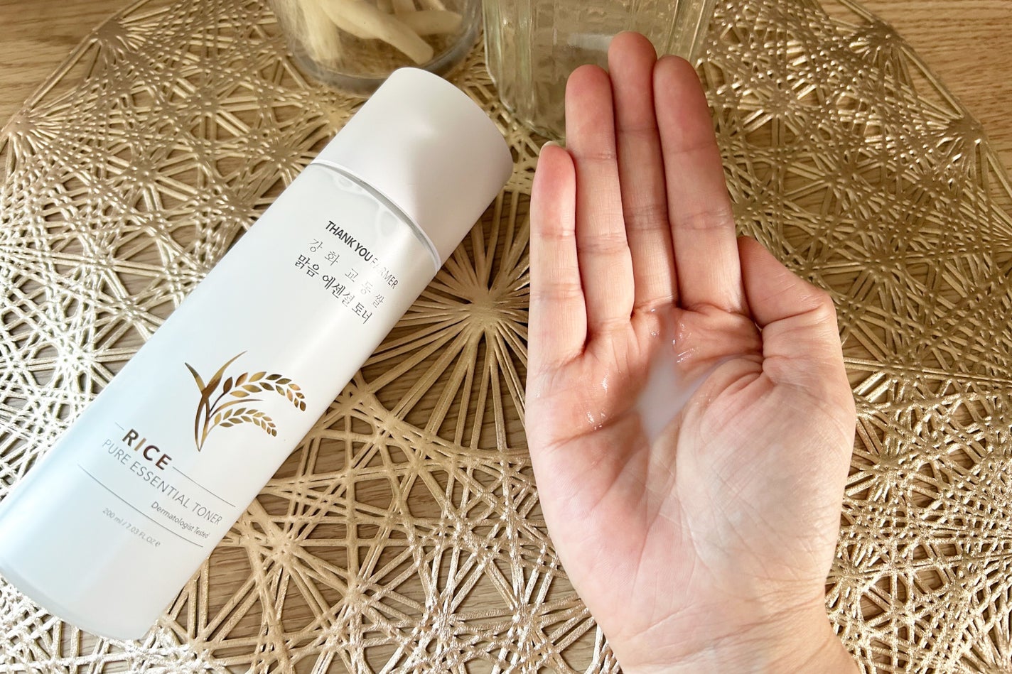 ライス ピュア エッセンシャル トナー/THANK YOU FARMER/化粧水を使ったクチコミ(3枚目)