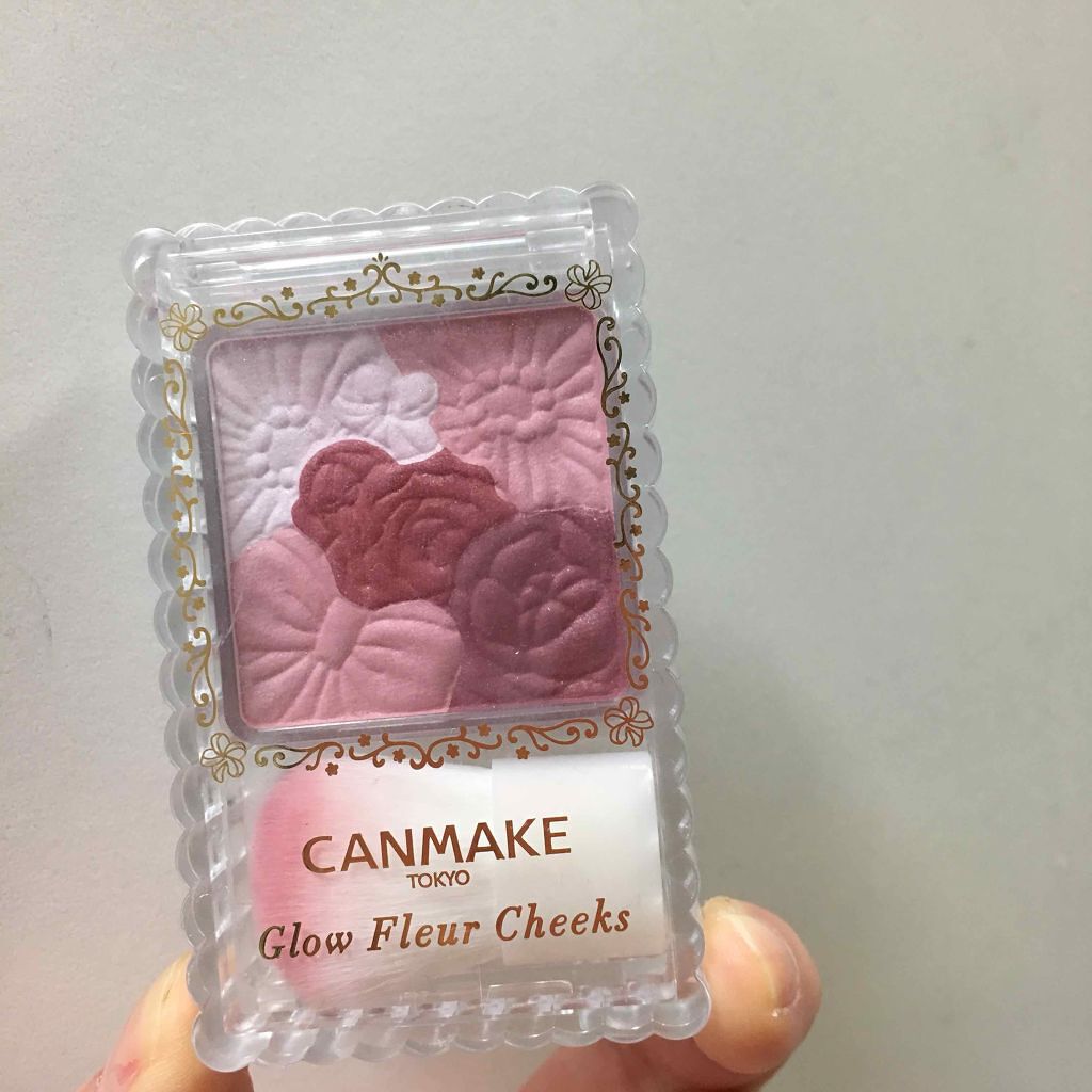 グロウフルールチークス/キャンメイク/パウダーチークを使ったクチコミ(1枚目)