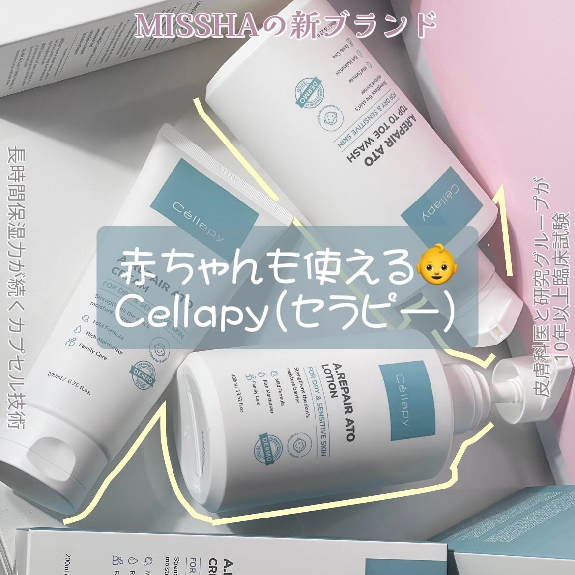 セラアト 全身用シャンプー/Cellapy/ボディソープを使ったクチコミ(1枚目)