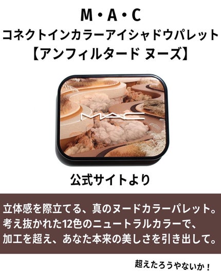 コネクト イン カラー アイシャドウ パレット × 6/M・A・C/アイシャドウパレットを使ったクチコミ(2枚目)