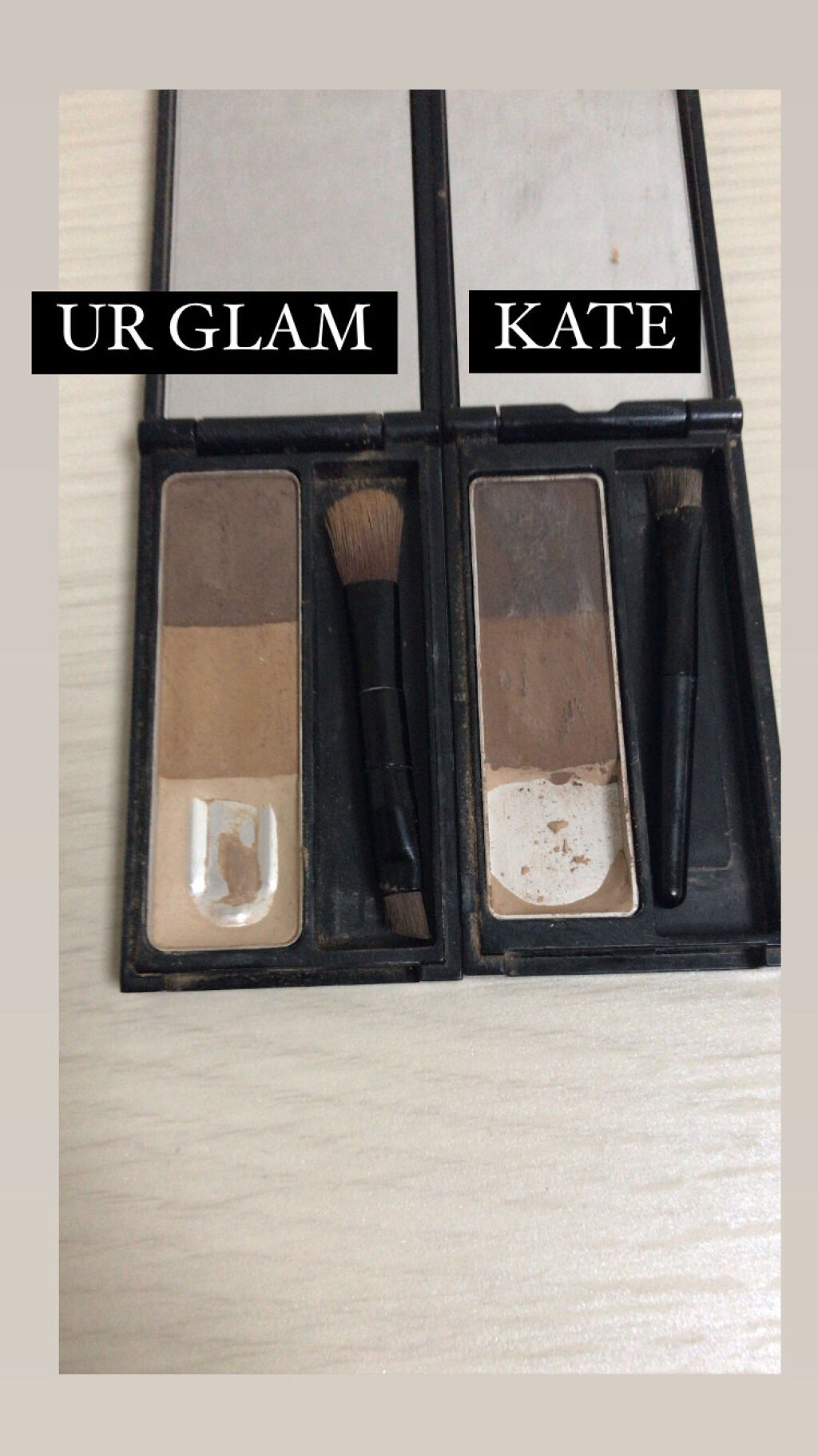 UR GLAM　EYEBROW POWDER/U R GLAM/パウダーアイブロウを使ったクチコミ（2枚目）