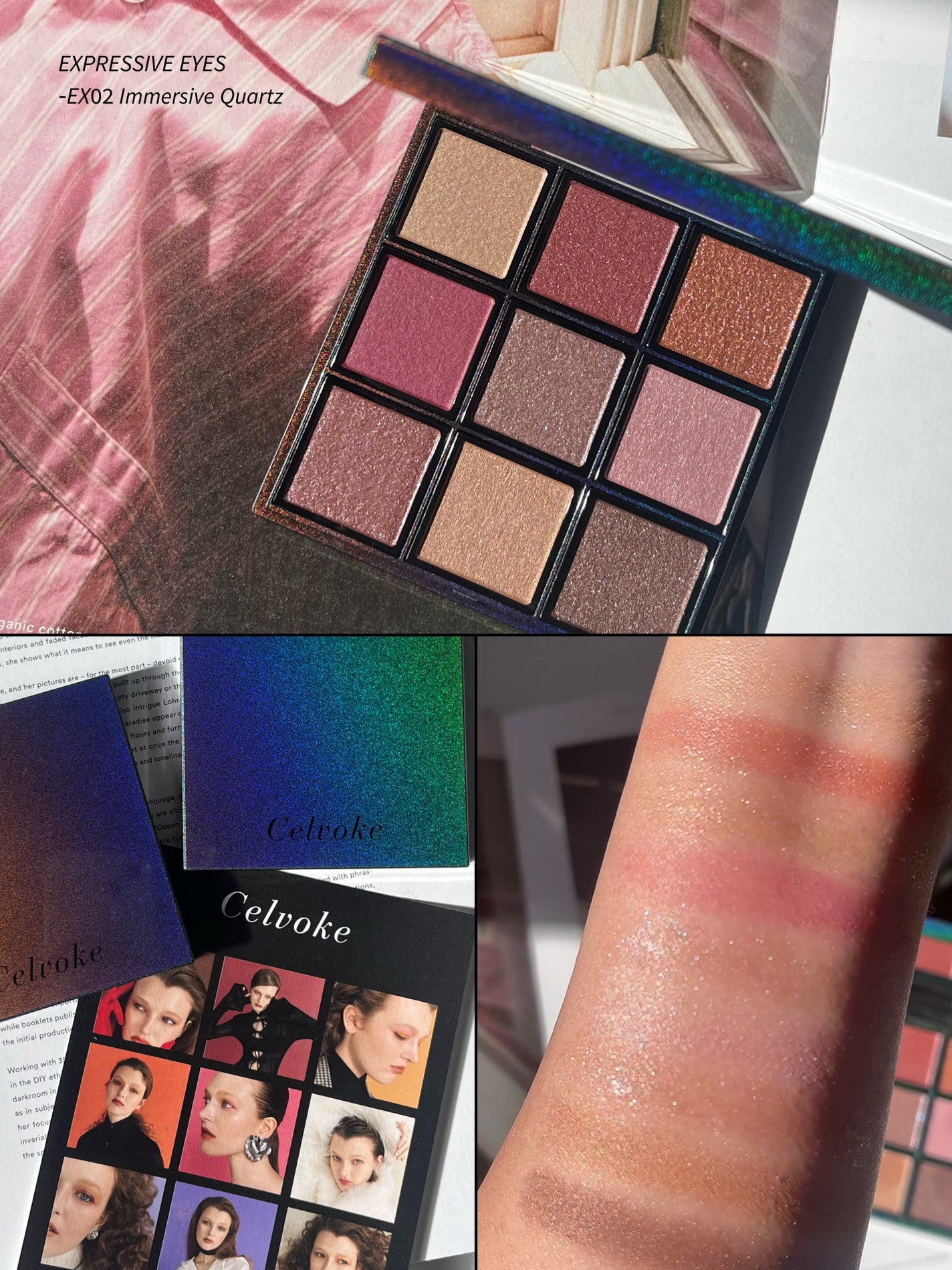 セルヴォーク エクスプレッシヴ アイズ/Celvoke/アイシャドウパレットを使ったクチコミ(7枚目)