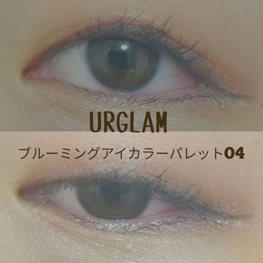 UR GLAM　BLOOMING EYE COLOR PALETTE/U R GLAM/パウダーアイシャドウを使ったクチコミ（1枚目）