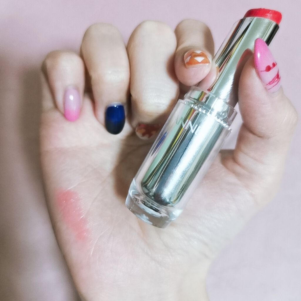 ラスティンググロスリップ/CEZANNE/口紅を使ったクチコミ(2枚目)