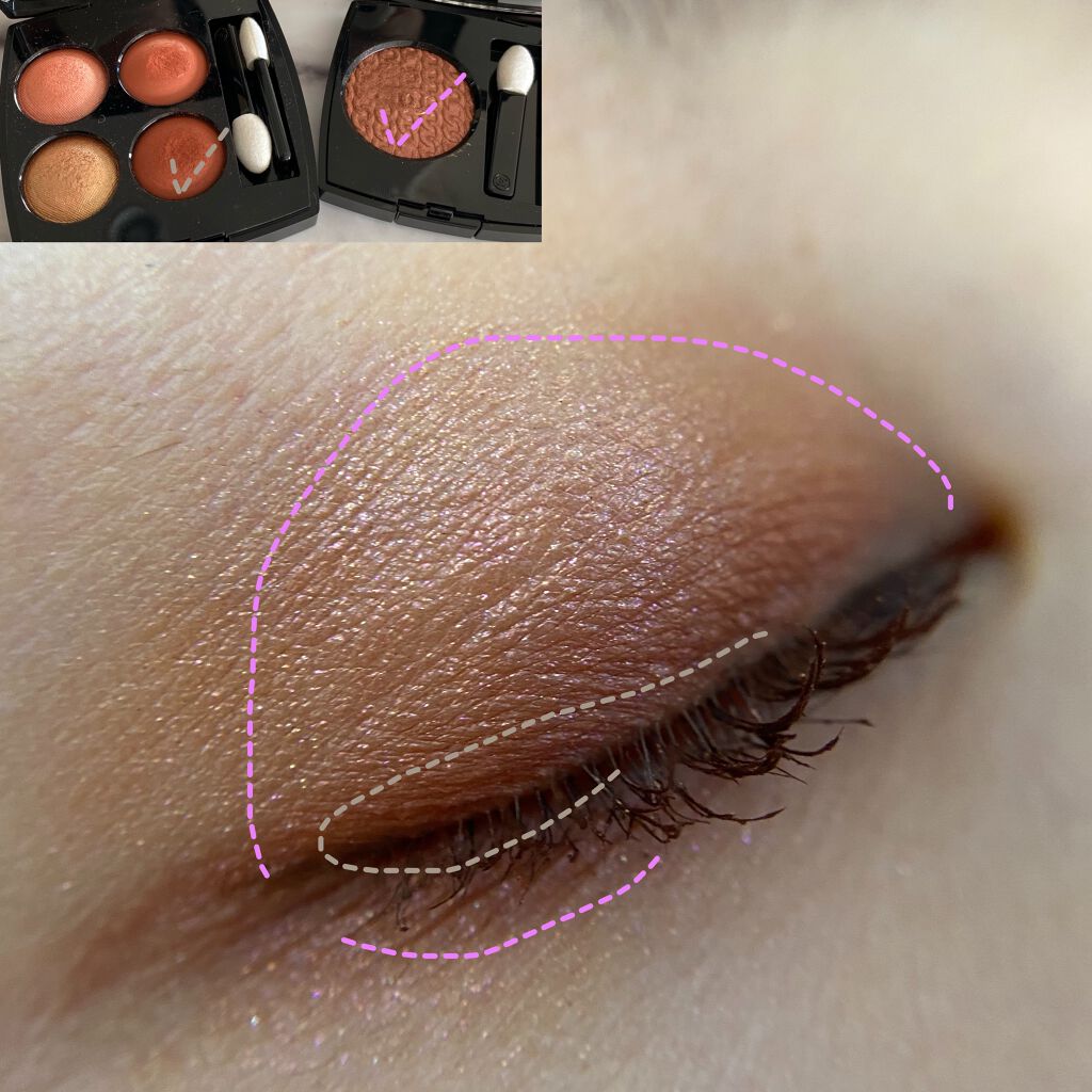 レ キャトル オンブル/CHANEL/アイシャドウパレットを使ったクチコミ(5枚目)