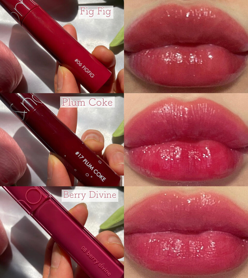 ジューシーラスティングティント/rom&nd/リップティントを使ったクチコミ（3枚目）