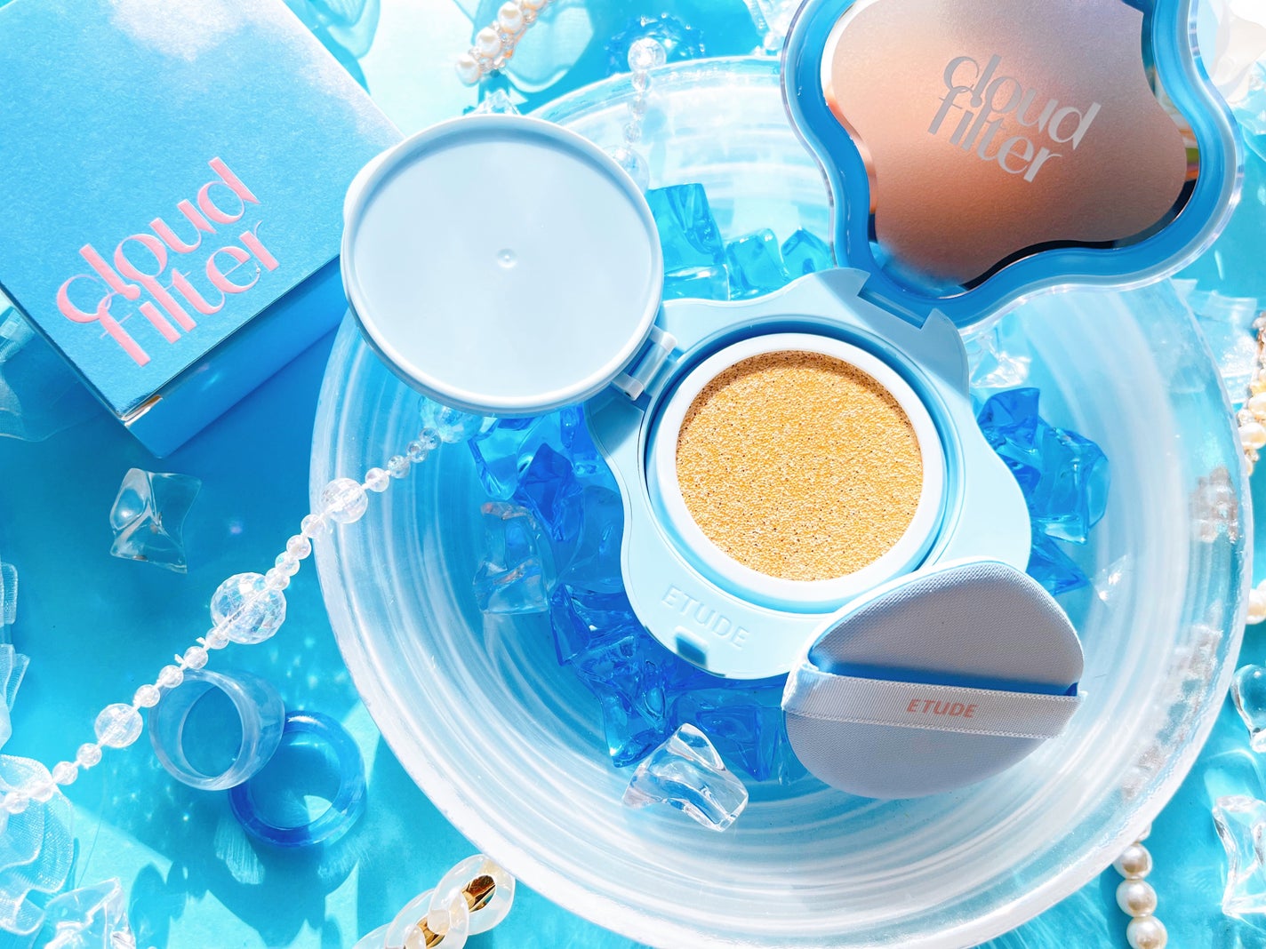 クラウドフィルタークッション/ETUDE/クッションファンデーションを使ったクチコミ(2枚目)