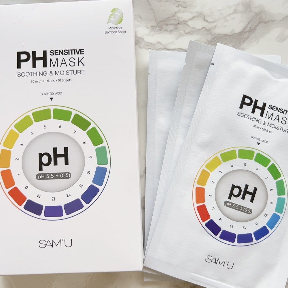 PHセンシティブマスクスージング＆モイスト/SAM'U/シートマスク・パックを使ったクチコミ（1枚目）