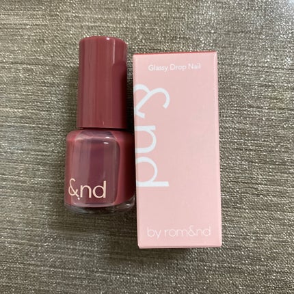 アンドバイロムアンド グラッシードロップネイル/&nd by rom&nd/マニキュアを使ったクチコミ(1枚目)