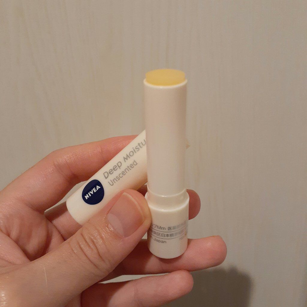 ニベア ディープモイスチャーリップ/ニベア/リップクリームを使ったクチコミ(3枚目)