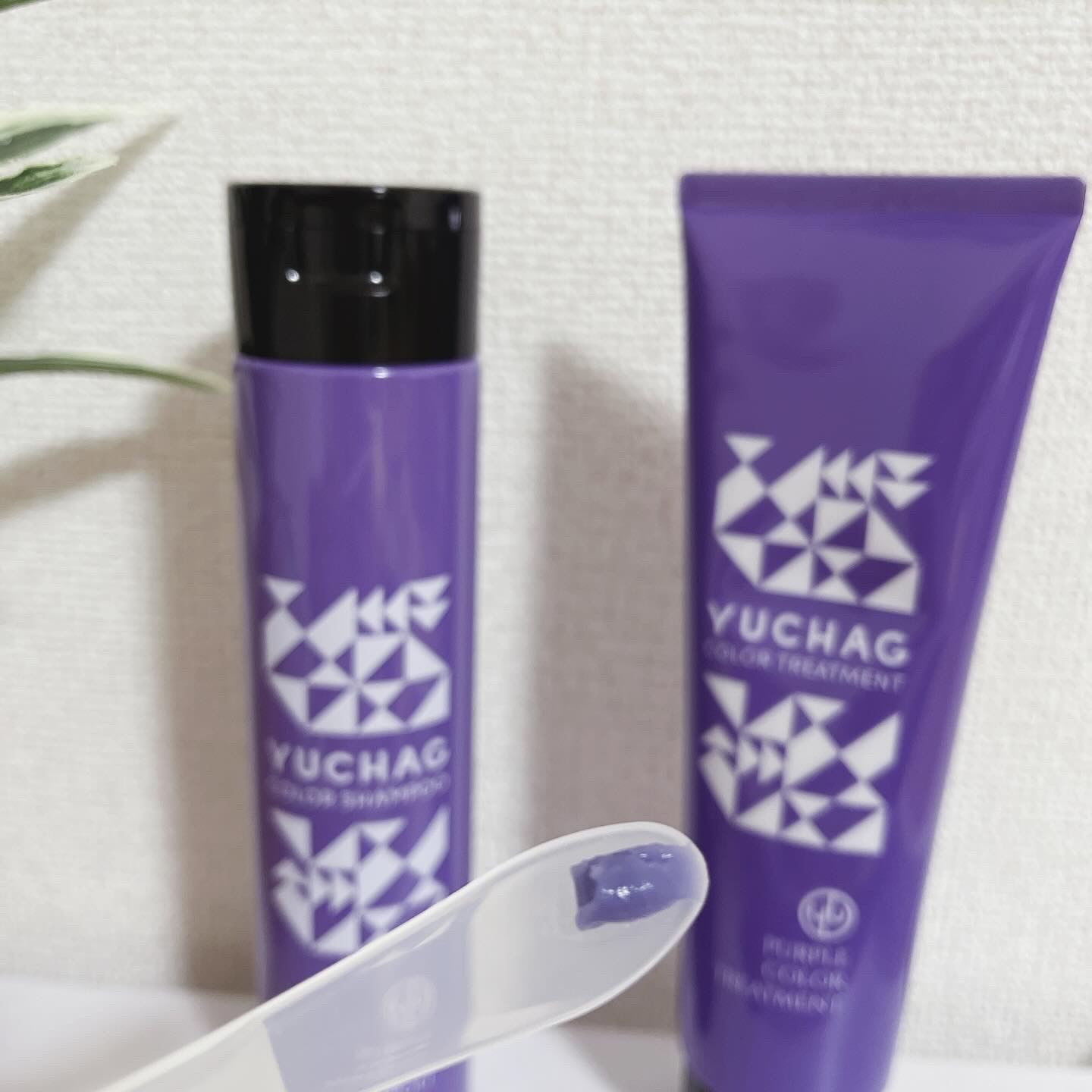 ユチャ カラーシャンプー/カラートリートメント セット（パープル