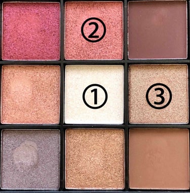 UR GLAM　BLOOMING EYE COLOR PALETTE/U R GLAM/アイシャドウパレットを使ったクチコミ（2枚目）