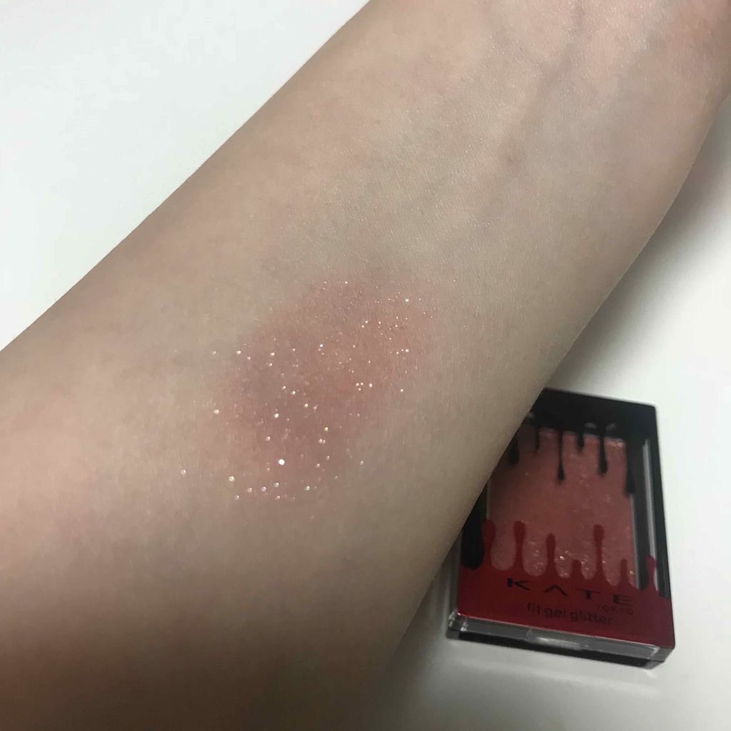 フィットジェルグリッター/KATE/ジェル・クリームアイシャドウを使ったクチコミ（3枚目）