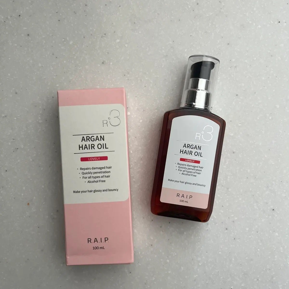 ライプ R3 アルガン ヘアオイル/RAIP/ヘアオイルを使ったクチコミ(2枚目)