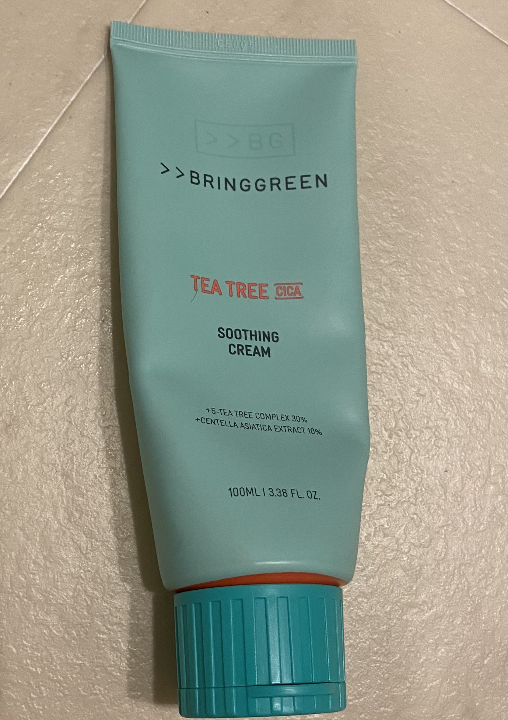 ティーツリーシカスージングクリーム/BRING GREEN/フェイスクリームを使ったクチコミ（2枚目）