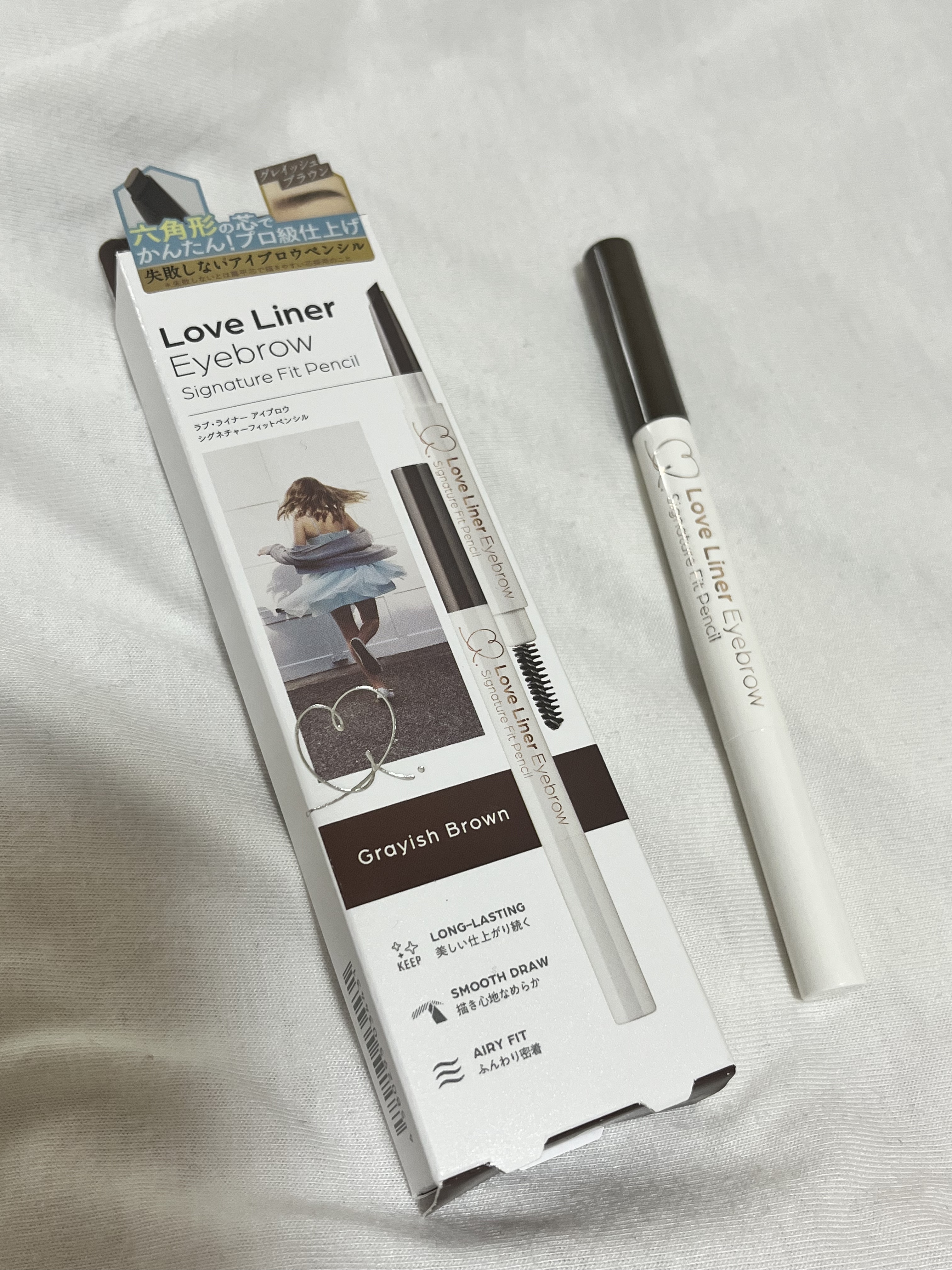 ラブ・ライナー　シグネチャーフィットペンシル＜アイブロウ＞ グレイッシュブラウン/ラブ・ライナー/アイブロウペンシルを使ったクチコミ（1枚目）