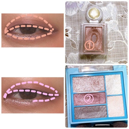 トリプルレシピアイズ/インテグレート/アイシャドウパレットを使ったクチコミ(6枚目)