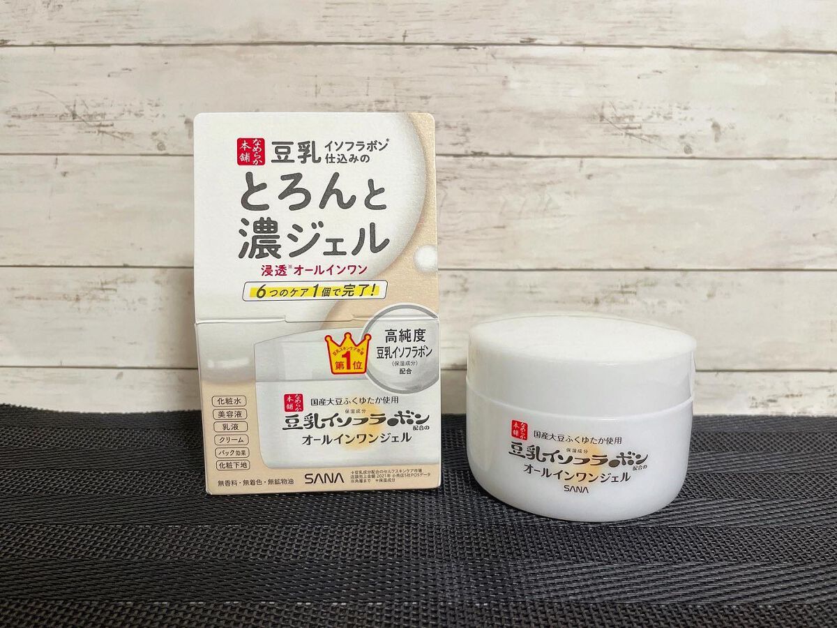 とろんと濃ジェル NC /なめらか本舗/オールインワン化粧品を使ったクチコミ（1枚目）