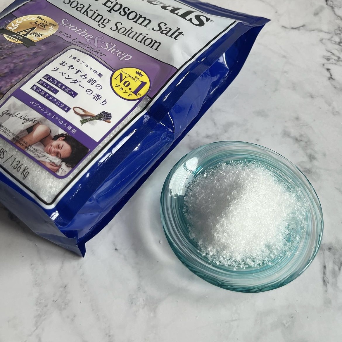 薬用入浴剤 ティールズ EP ソルト ラベンダーの香り/ティールズ/無機塩系入浴剤を使ったクチコミ（3枚目）