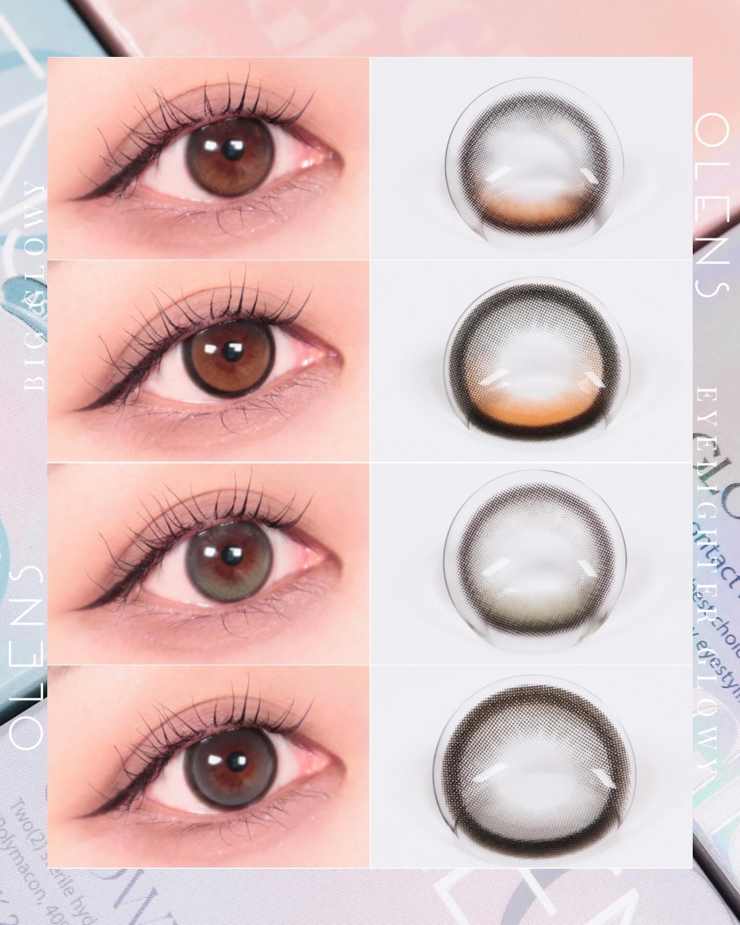 Eyelighter Glowy 1Month/OLENS/カラーコンタクトレンズを使ったクチコミ（1枚目）