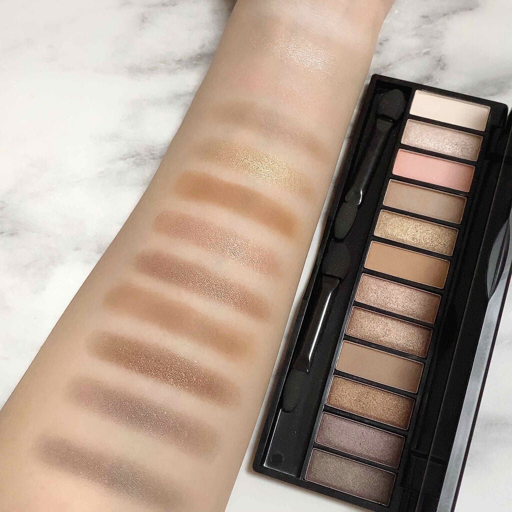 UR GLAM LUXE 12 COLORS EYESHADOW PALLET/U R GLAM/アイシャドウパレットを使ったクチコミ(2枚目)