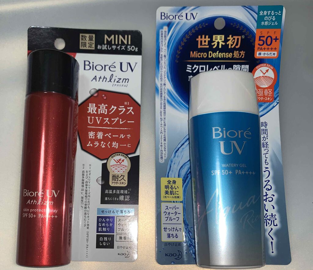 ビオレUV アクアリッチウォータリージェル /ビオレ/日焼け止め・UVケアを使ったクチコミ（1枚目）