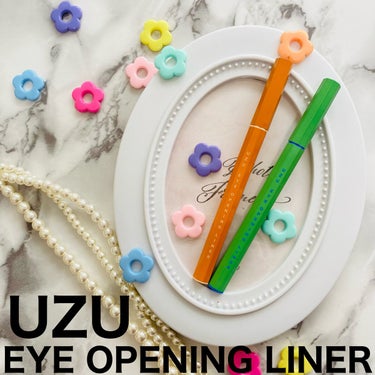 EYE OPENING LINER/UZU BY FLOWFUSHI/リキッドアイライナーを使ったクチコミ（1枚目）