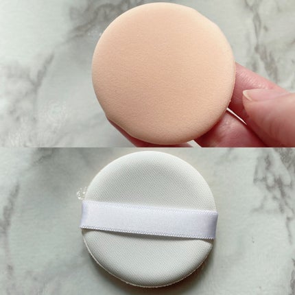クッションファンデーションパフ/セリア/パフ・スポンジを使ったクチコミ(3枚目)