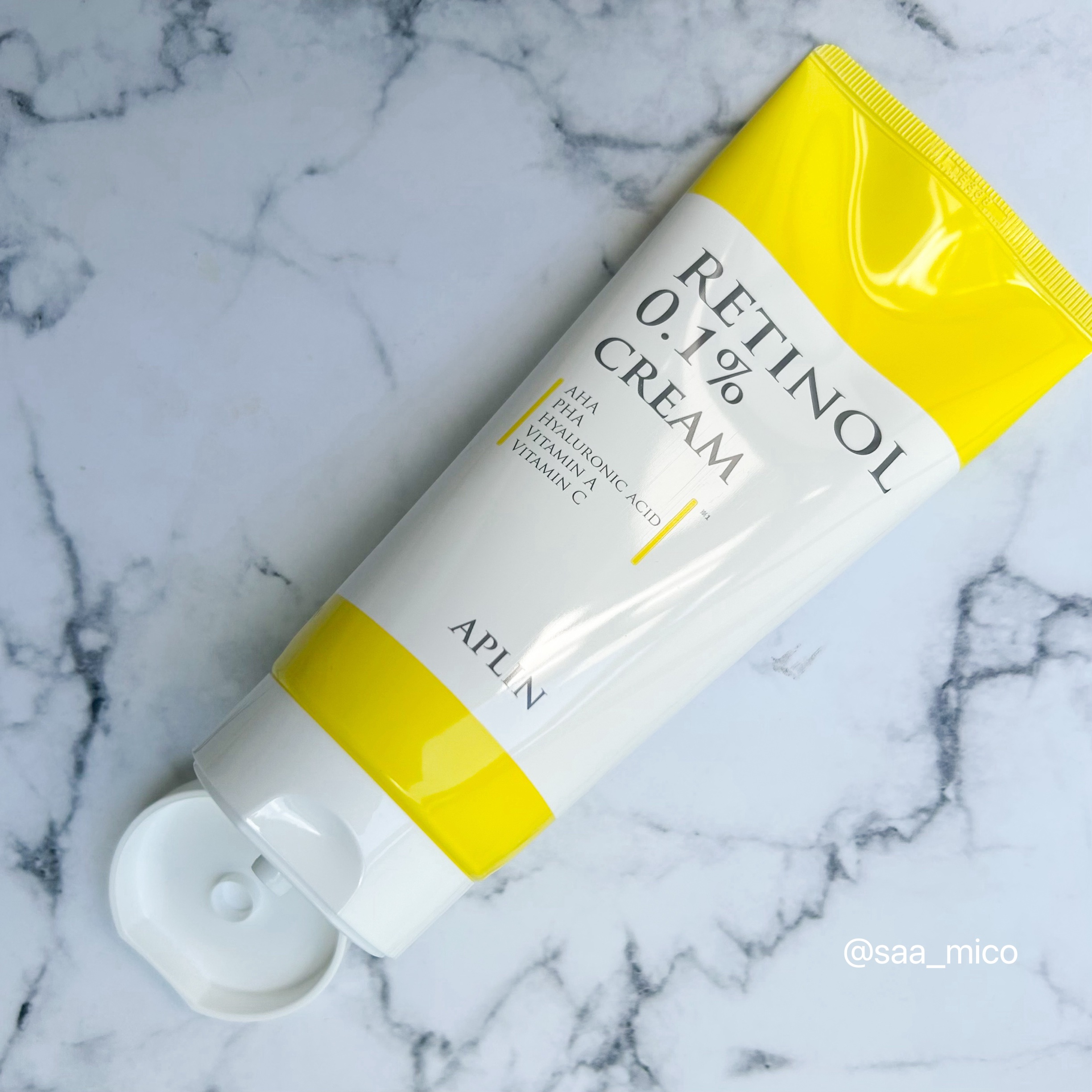 レチノール0.1クリーム/APLIN/フェイスクリームを使ったクチコミ（2枚目）