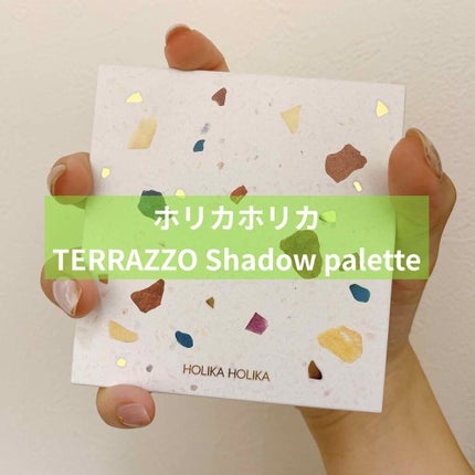 TERRAZZO Shadow palette/HOLIKA HOLIKA/アイシャドウパレットを使ったクチコミ(1枚目)