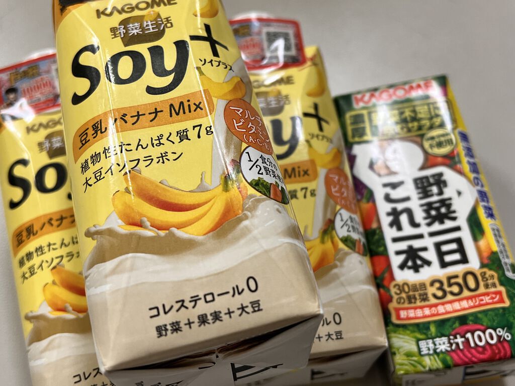 Soy +/カゴメ/豆乳飲料を使ったクチコミ（1枚目）