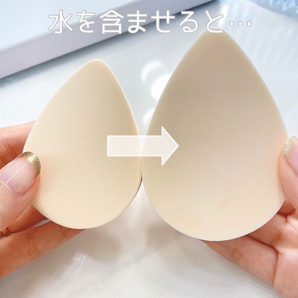 ハイドロ メイクアップスポンジ ウォータードロップ/THE TOOL LAB/パフ・スポンジを使ったクチコミ(1枚目)