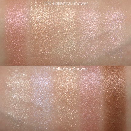 Mood Shower Face Palette/unleashia/パウダーハイライトを使ったクチコミ(3枚目)