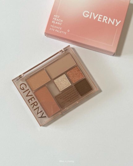 ニュアンスアイパレット/GIVERNY/アイシャドウパレットを使ったクチコミ(1枚目)