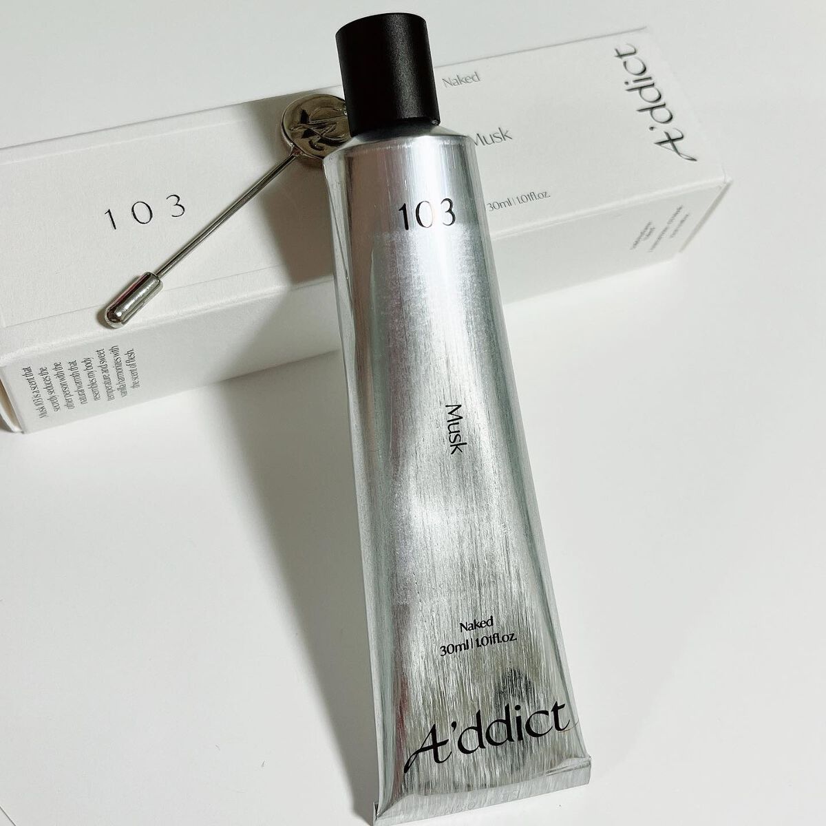 ソリッドパフューム ムスク 103/Addct/練り香水を使ったクチコミ(3枚目)