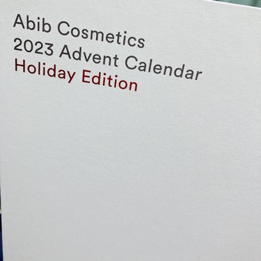 Abib Cosmetics 2023 Advent Calendar Holiday Edition/Abib /スキンケアキットを使ったクチコミ（1枚目）