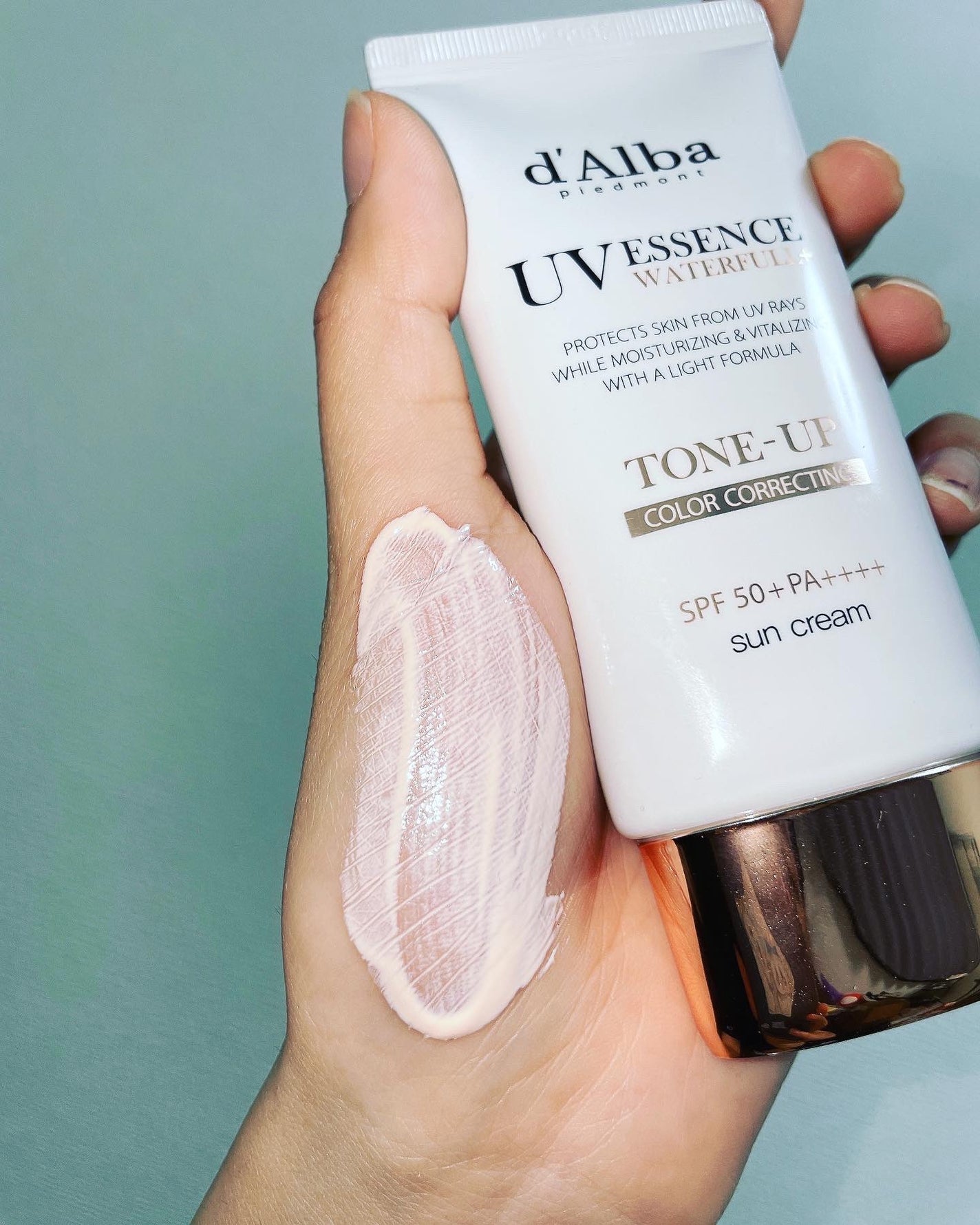 ウォータフルトーンアップサンクリーム/ダルバ/日焼け止めクリームを使ったクチコミ(2枚目)